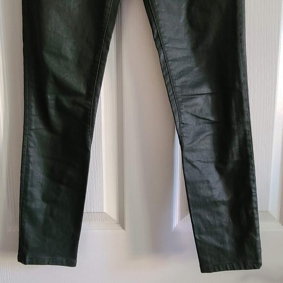 ALLSAINTS Brodie Petrel Gray Coated Skinny‎ Stretch Ankle Zip Jeans Women's 26 - Picture 8 of 15
